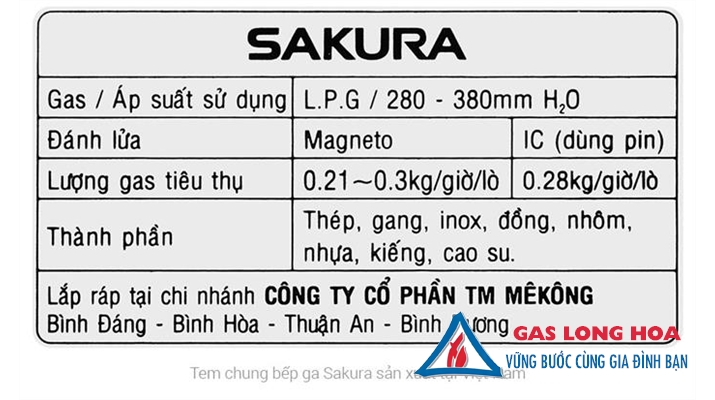 Bếp gas đôi Sakura SA-D802HG 19