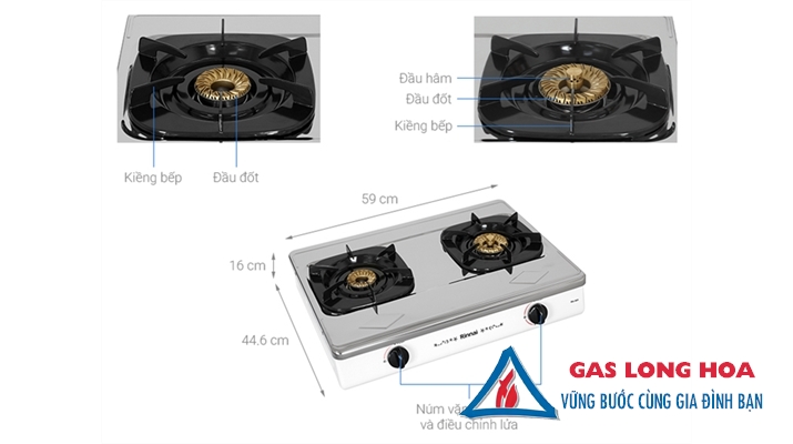Bếp gas đôi Rinnai RV-365(SW)N 29