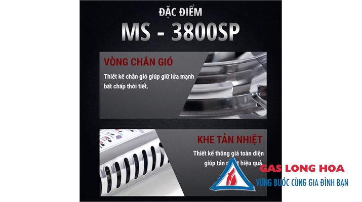 Bếp gas mini Maxsun MS-3800SP (Hộp nhựa) 5